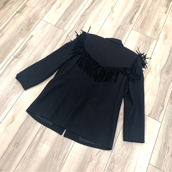 VINTAGE CRISCIONE Fringe Blazer - Picture 5 of 11